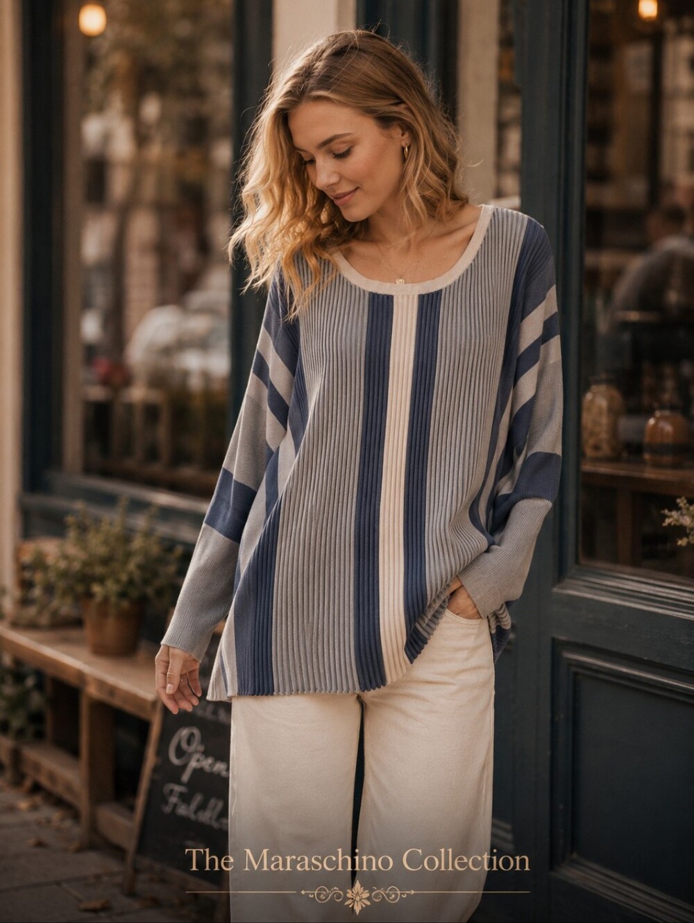 Sienna & Sage Coastal Chic Sweater | Plus Size 3X